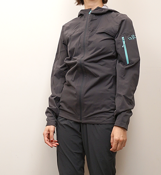 【Rab】ラブ women's Kinetic Ultra Jacket "Anthracite"