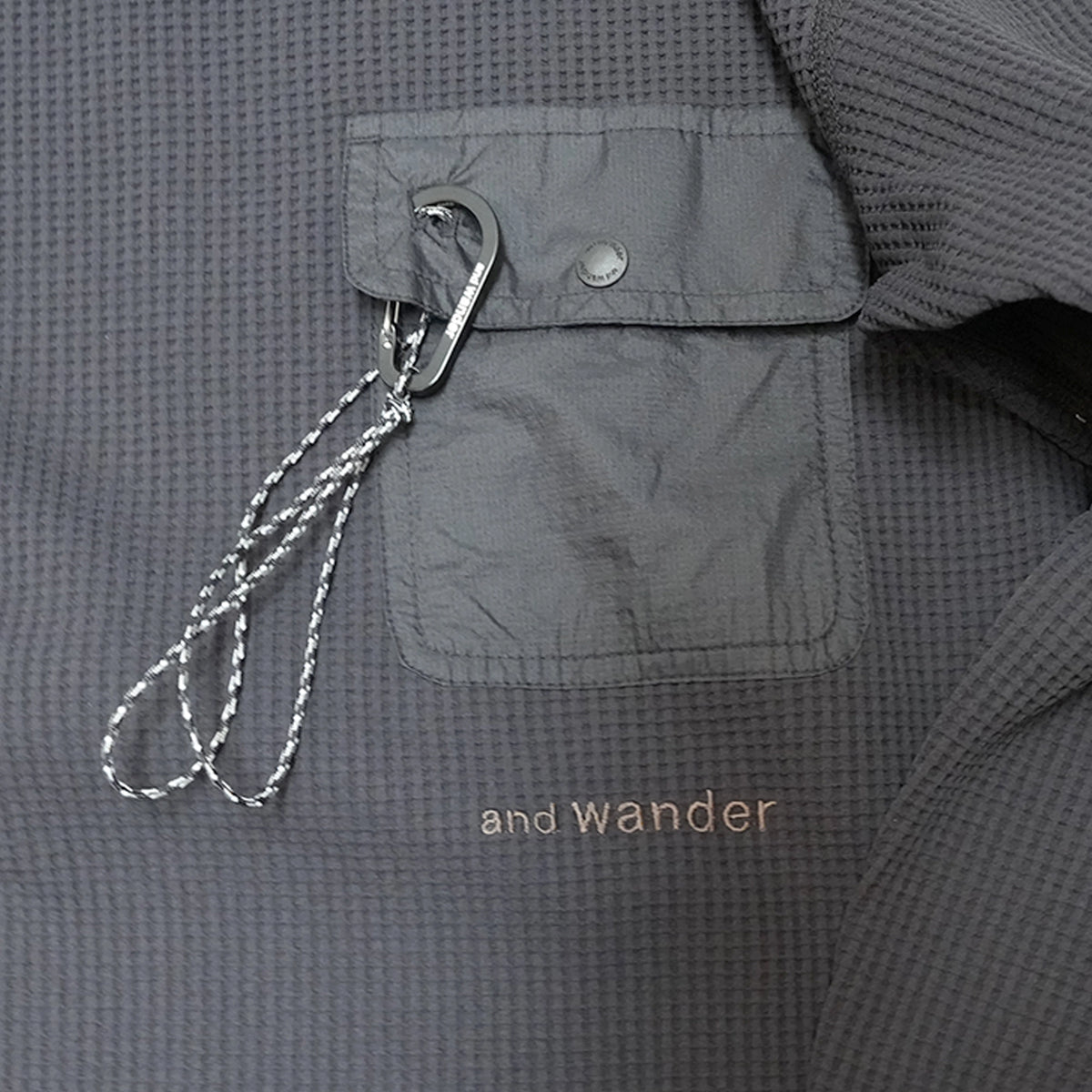 【and wander】アンドワンダー women's PE waffle dress "2Color"