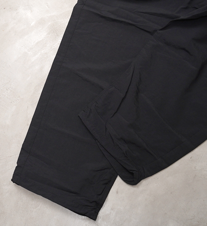 【THE NORTH FACE PURPLE LABEL】ノースフェイスパープルレーベル men's Nylon Tussah Field Pants "Black"