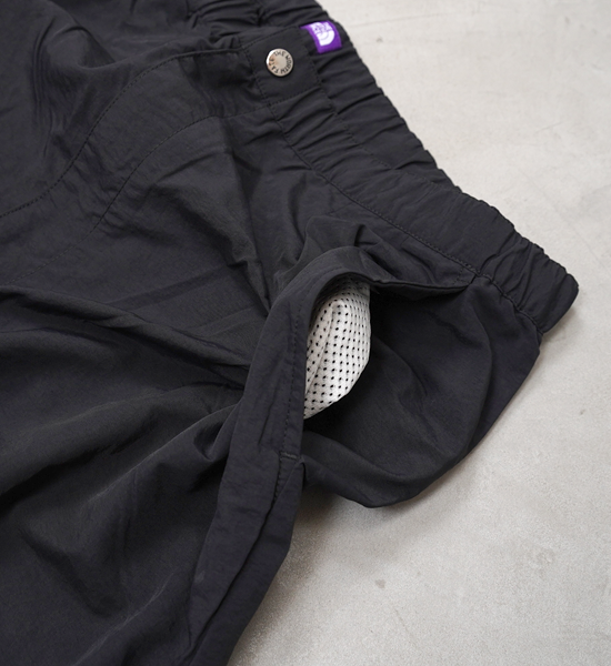 【THE NORTH FACE PURPLE LABEL】ノースフェイスパープルレーベル men's Nylon Tussah Field Pants "Black"