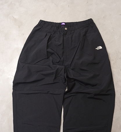 【THE NORTH FACE PURPLE LABEL】ノースフェイスパープルレーベル men's Nylon Tussah Field Pants "Black"