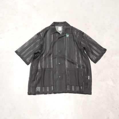 【South2 West8】サウスツーウエストエイト men's Cabana Shirt - Poly Lace Jq. "2Color"