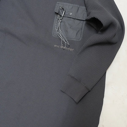 【and wander】アンドワンダー women's PE waffle dress "2Color"