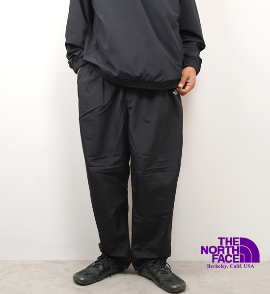 【THE NORTH FACE PURPLE LABEL】ノースフェイスパープルレーベル men's Nylon Tussah Field Pants "Black"