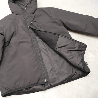 【South2 West8】サウスツーウエストエイト men's Insulator Zipped Parka-Peach Skin "Black"