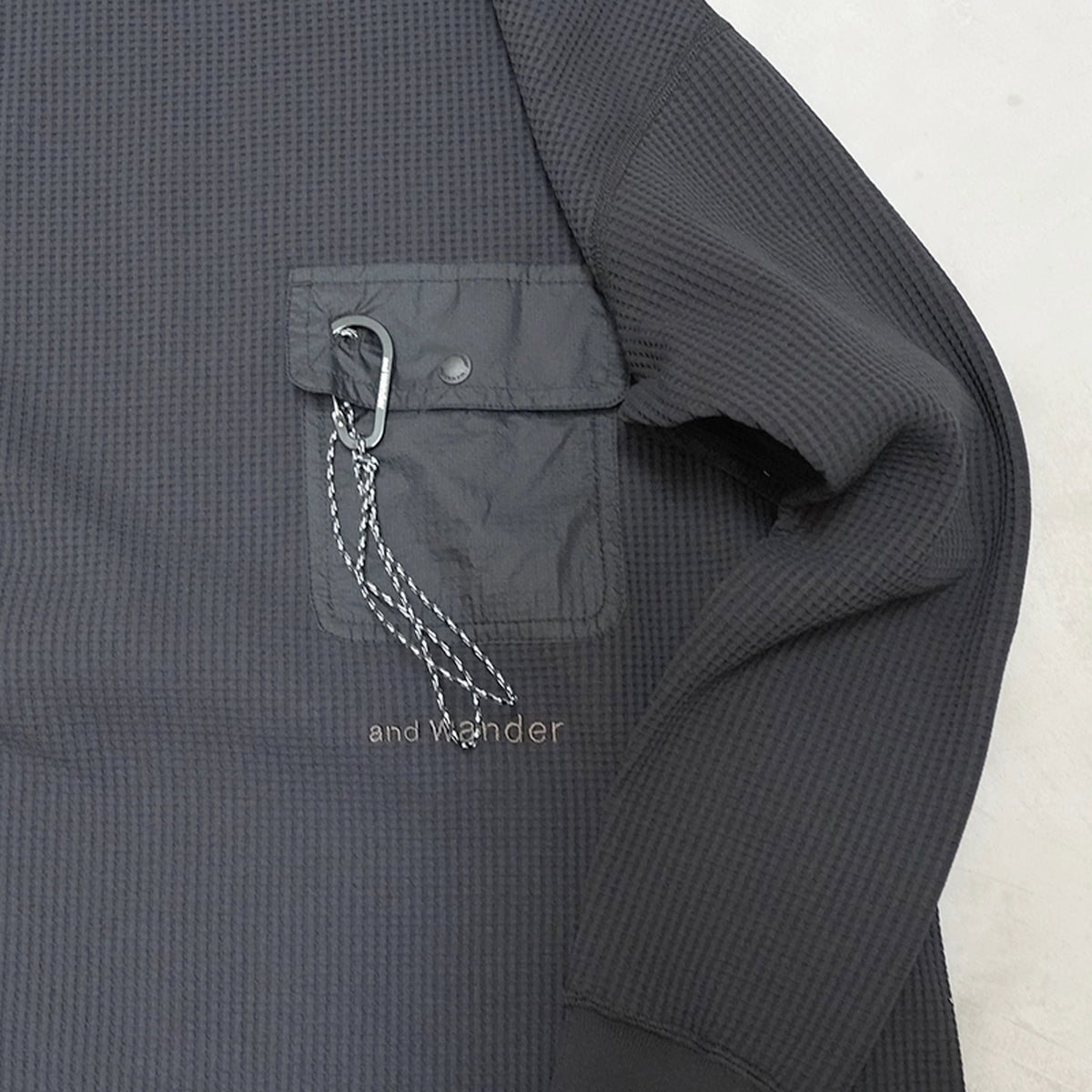 【and wander】アンドワンダー women's PE waffle dress "2Color"
