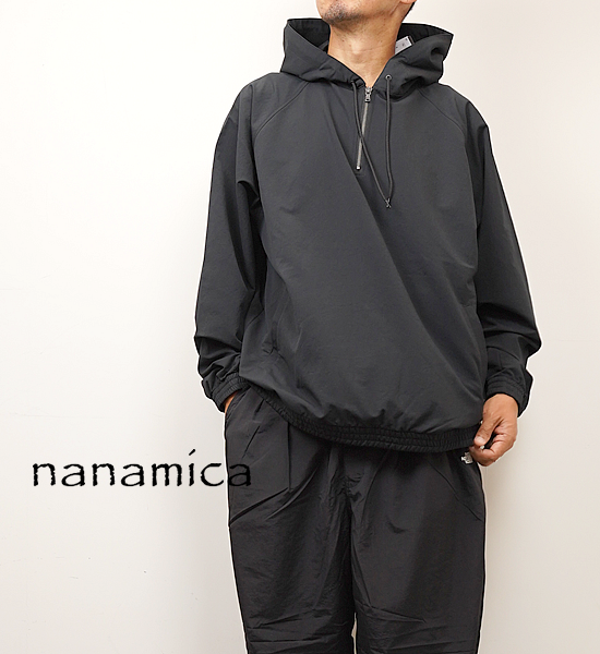 【nanamica】ナナミカ men's ALPHADRY Hoodie "Black"