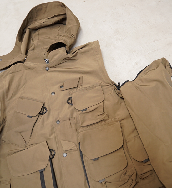 【South2 West8】サウスツーウエストエイト men's Tenkara Trout Parka-C/N Grosgrain "2Color"