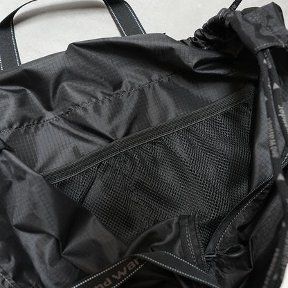 【and wander】アンドワンダー crispy rip drawstring bag "2Color" ※ネコポス可