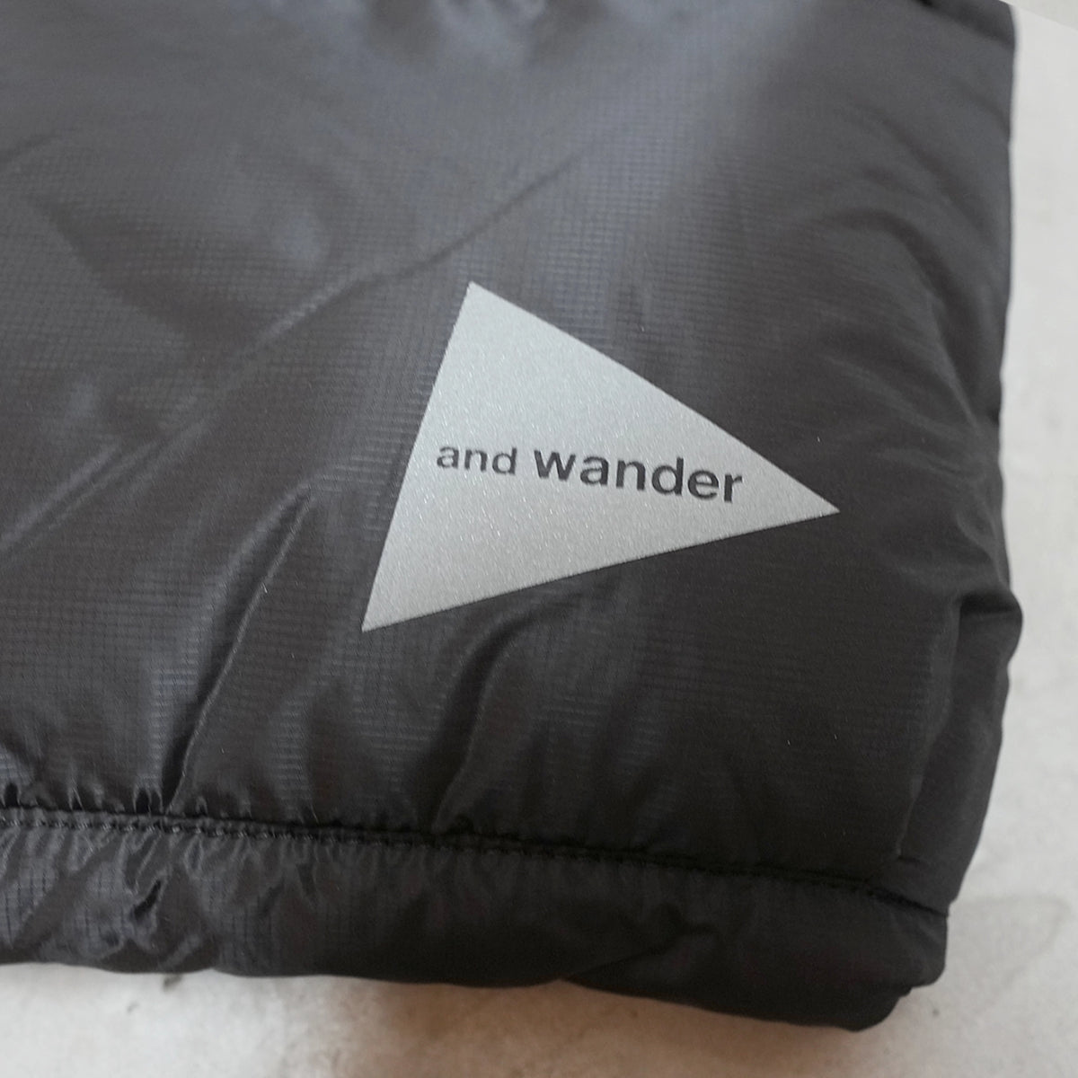 【and wander】アンドワンダー puffer mini ripstop sacoche "2Color" ※ネコポス可