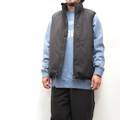 【South2 West8】サウスツーウエストエイト men's Insulator Vest-Poly Peach Skin "Black"