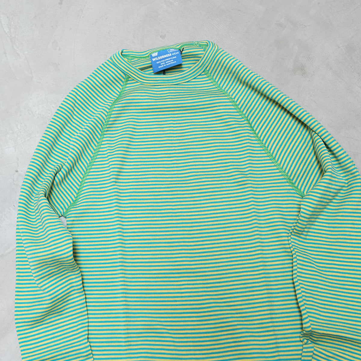 【WILDERNESS WEAR】ウィルダネスウェア PolyPRO+ 190 Long Sleeve Crew Neck Top Stripe "3Color"