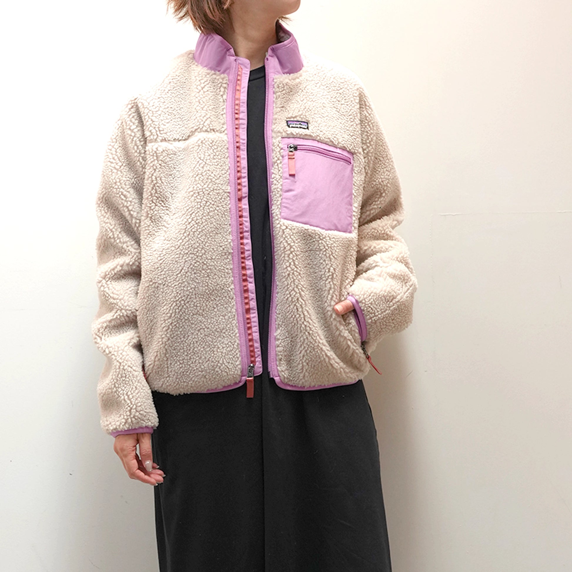 patagonia スキージャケット XXLサイズ(16-18) KIDS パタゴニア】キッズ レトロ-X フリースジャケット【カラー Dark