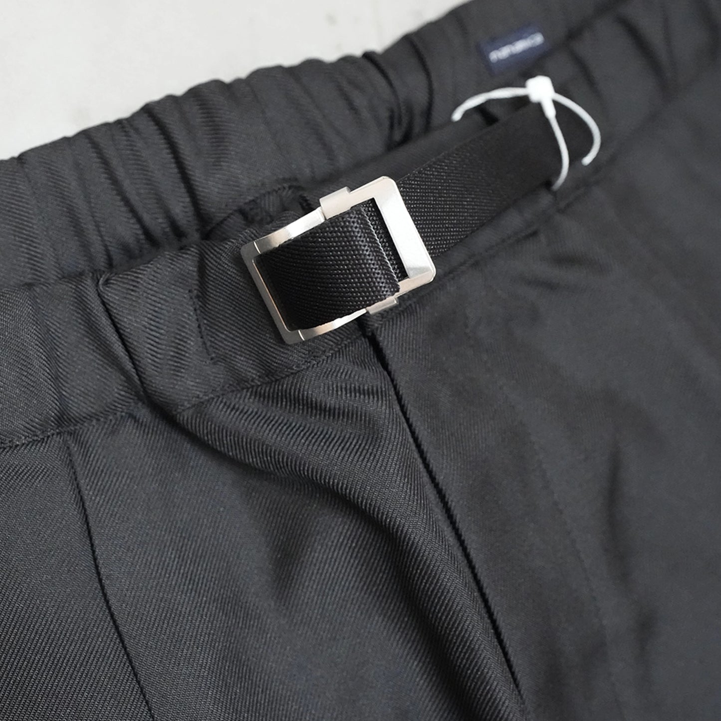 【nanamica】ナナミカ men's Polyester Twill Club Pants "Black"