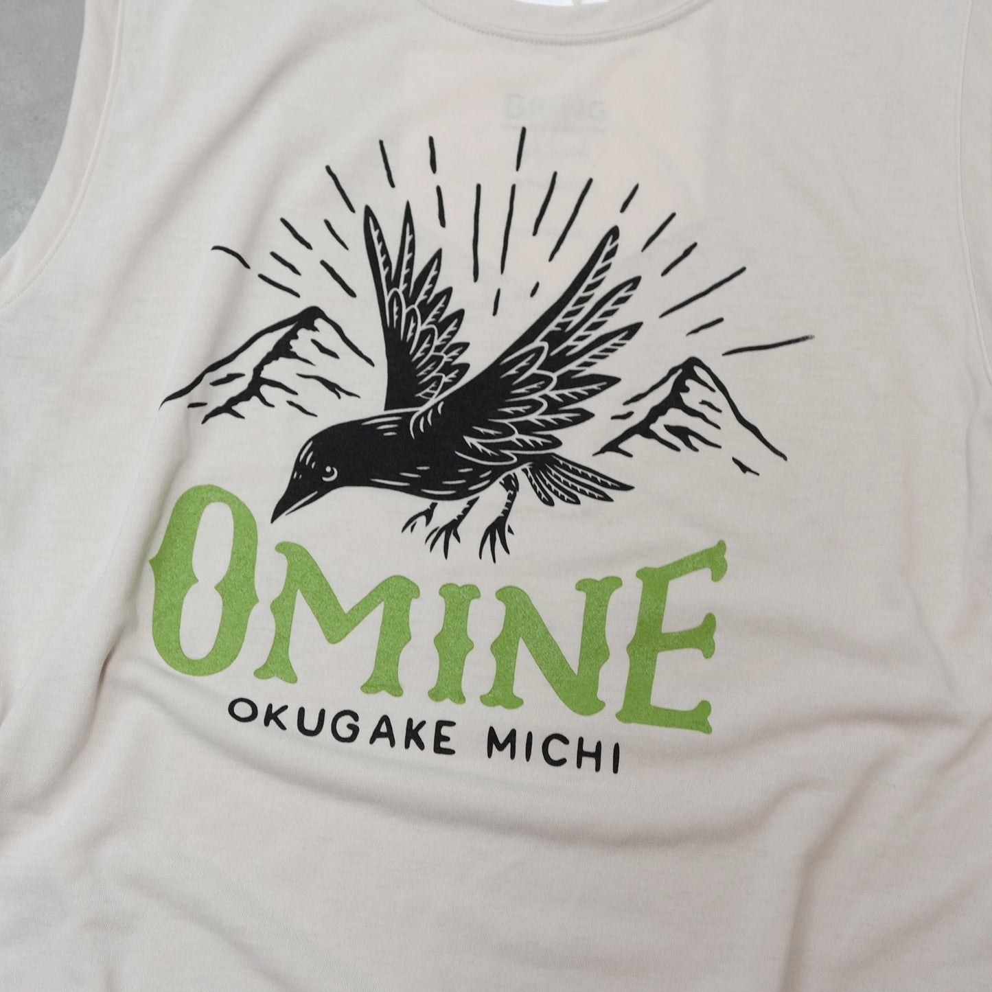 【BRING×Yosemite】unisex ▽Return to the mountains OMINE Sleeve-less Tee "2Color" ※ネコポス可