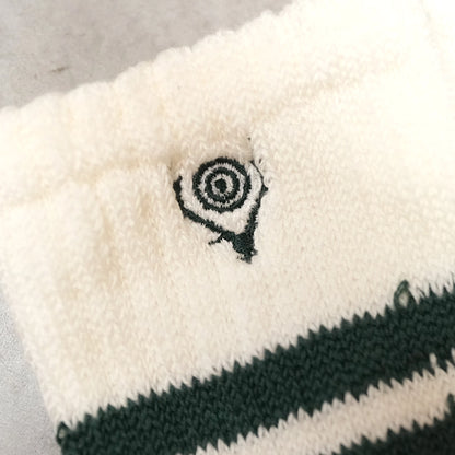 【South2 West8】サウスツーウエストエイト Socks-3Lines "2Color" ※ネコポス可