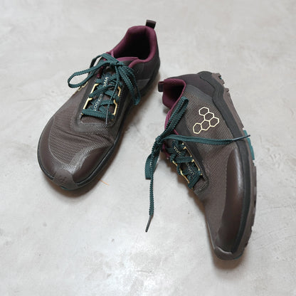 【VIVOBAREFOOT】ヴィヴォ ベアフット women's Primus Trail Flow "Chocolate Torte"