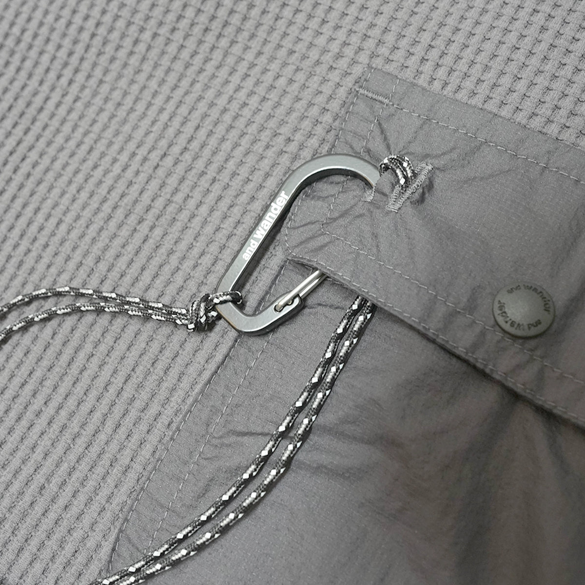 【and wander】アンドワンダー women's PE waffle dress "2Color"