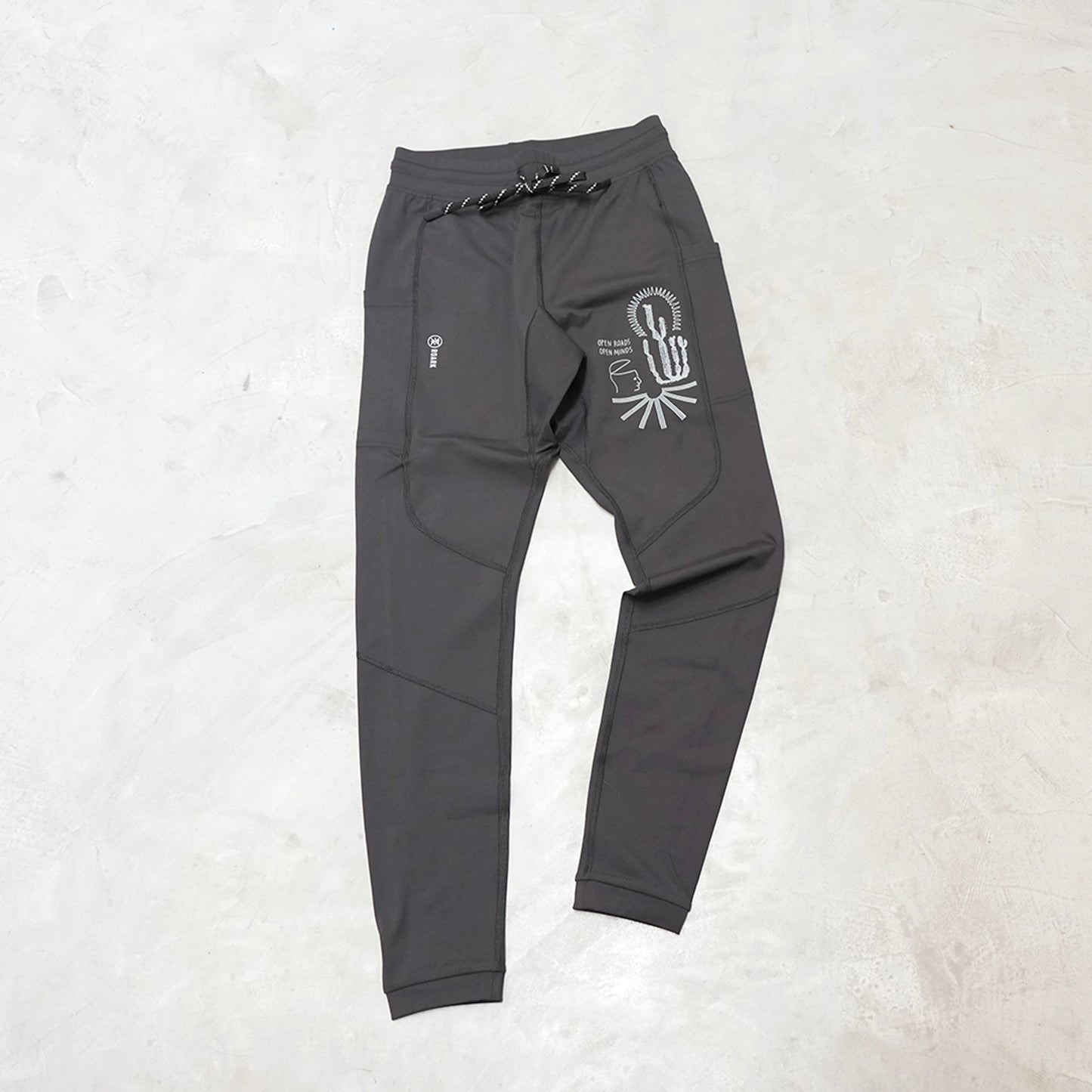 【ROARK RUN AMOK】ロアークランアモック men's Elbert Tights "Black 2" ※ネコポス可