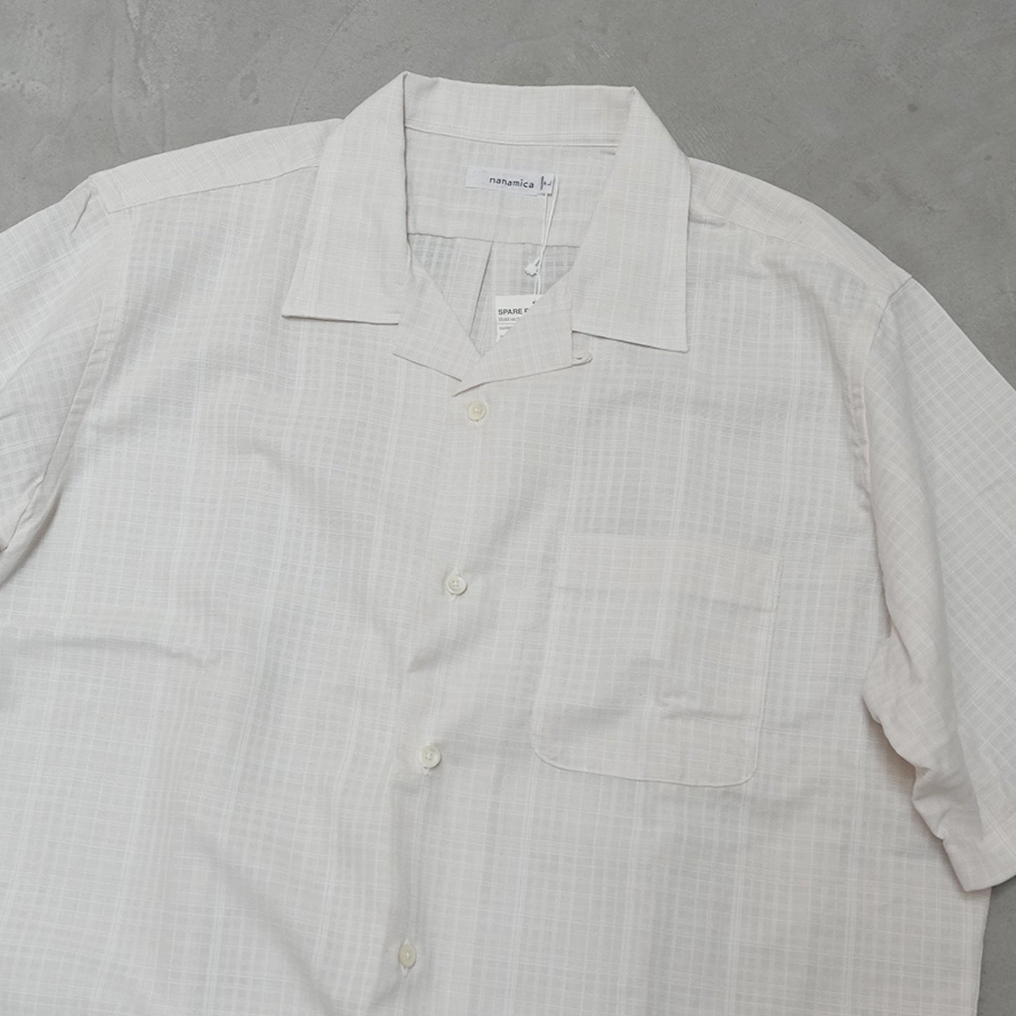 【nanamica】ナナミカ men's Open Collar Panama S/S Shirt "2Color"
