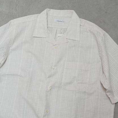 【nanamica】ナナミカ men's Open Collar Panama S/S Shirt "2Color"