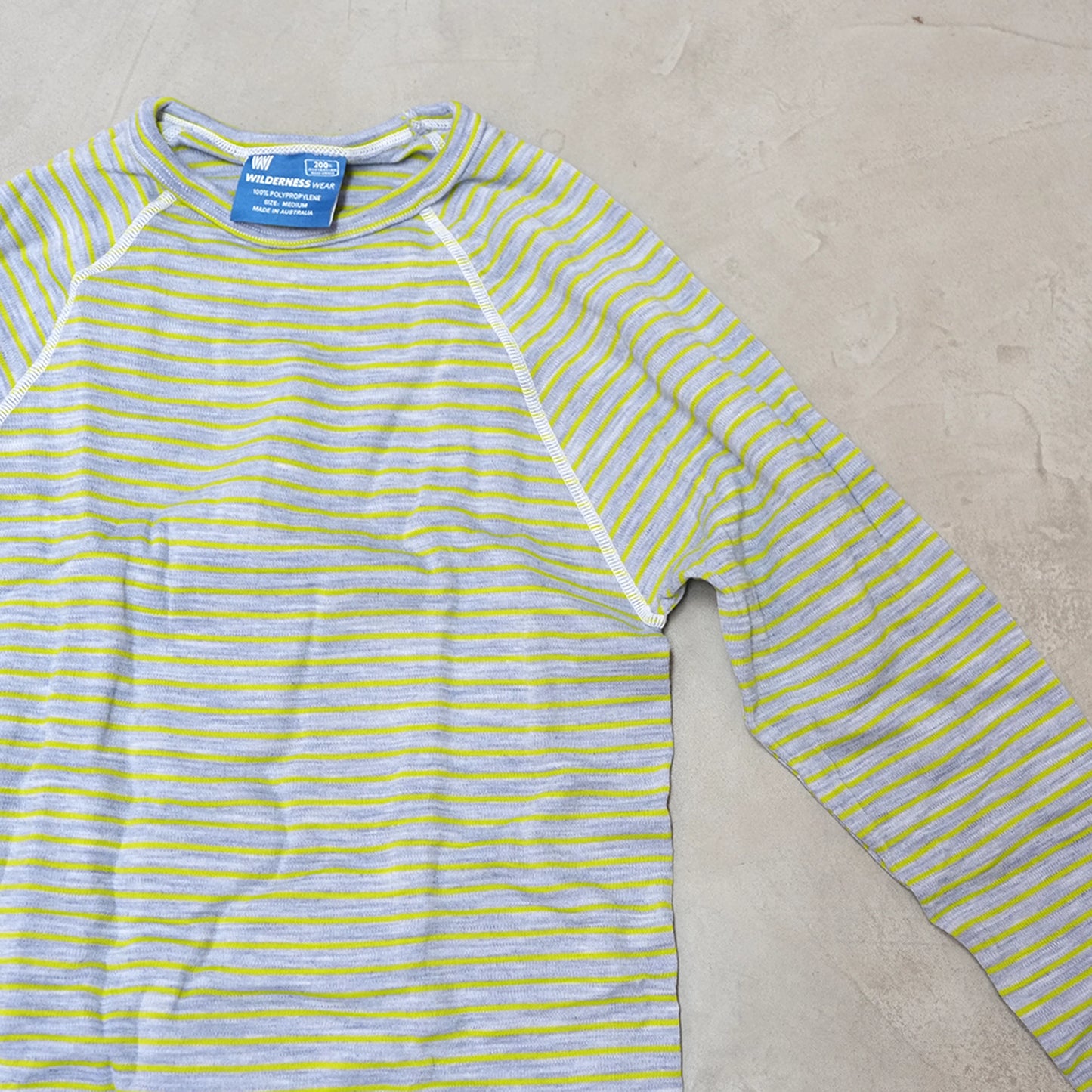 【WILDERNESS WEAR】ウィルダネスウェア PolyPRO+ 190 Long Sleeve Crew Stripe "4Color"