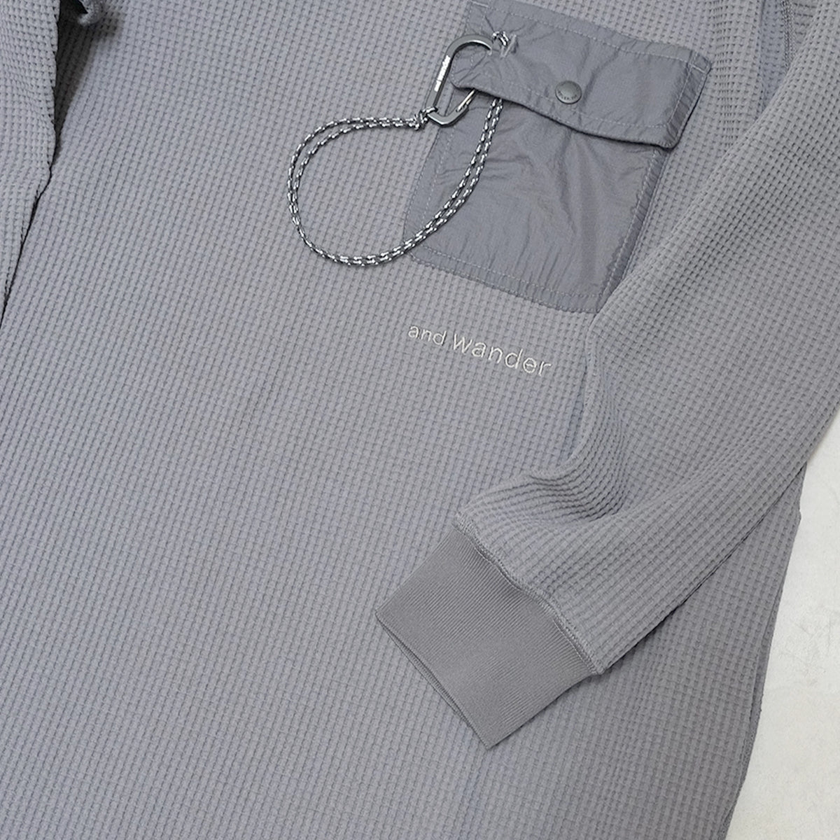 【and wander】アンドワンダー women's PE waffle dress "2Color"