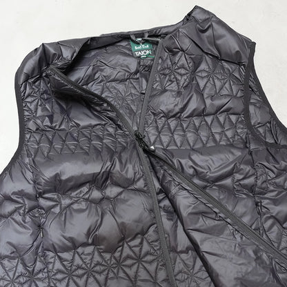 【South2 West8】サウスツーウエストエイト men's 〈SOUTH2 WEST8〉x〈TAION〉 Inner Down Vest "Black"