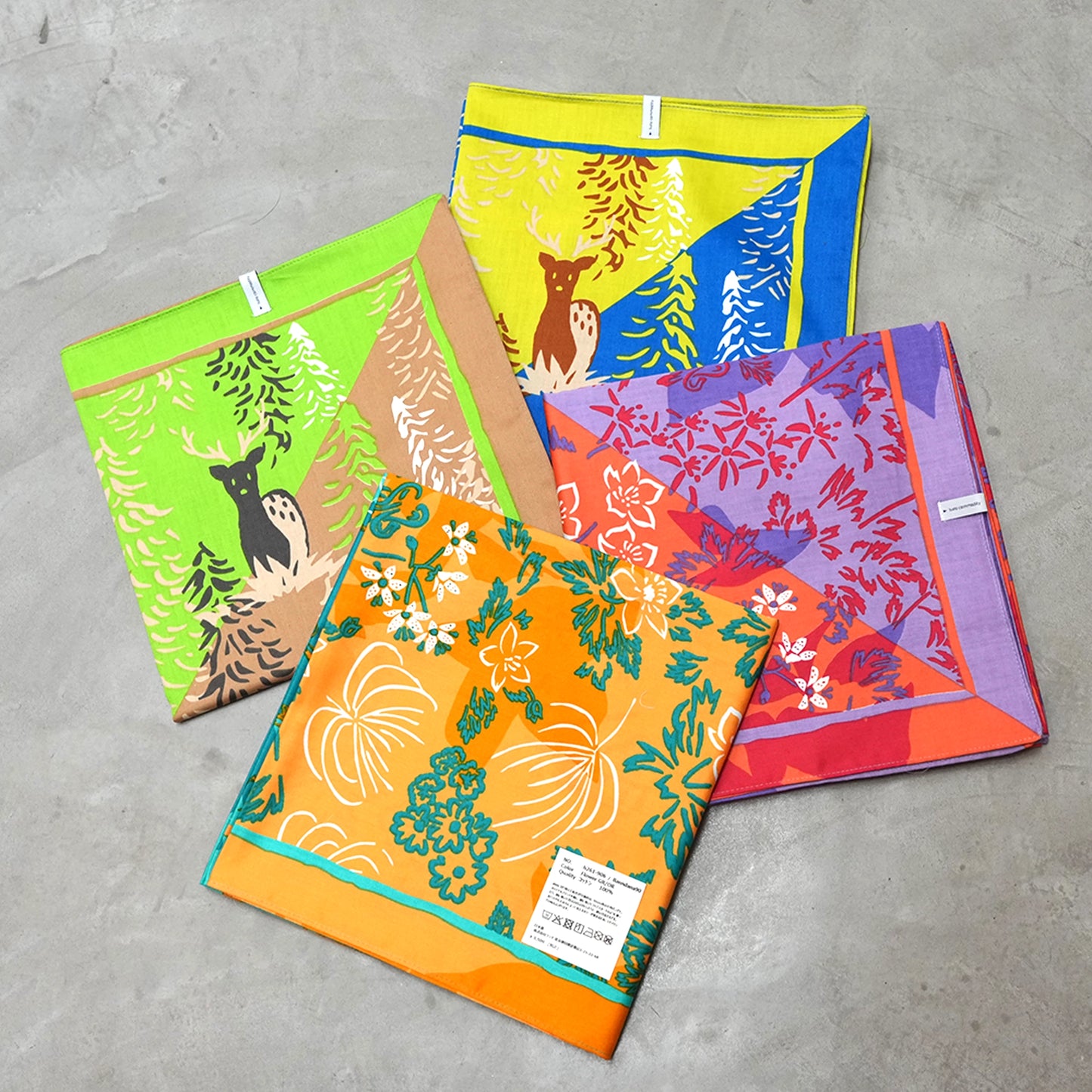 【halo commodity】ハロコモディティ Bandanna90 "4Color" ※ネコポス可