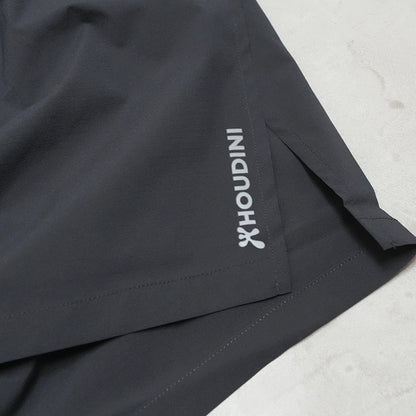 【HOUDINI】フーディニ men's Pace Split Shorts "True Black"