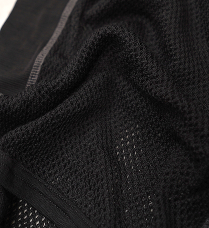 【ACLIMA】アクリマ men's Wool Net Singlet "Black"