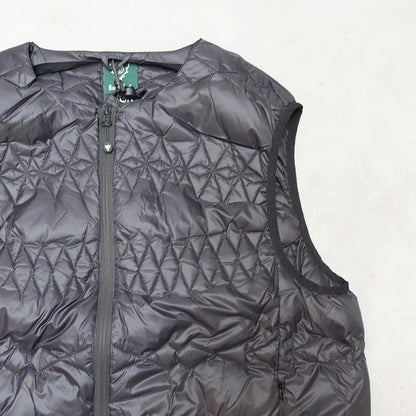 【South2 West8】サウスツーウエストエイト men's 〈SOUTH2 WEST8〉x〈TAION〉 Inner Down Vest "Black"
