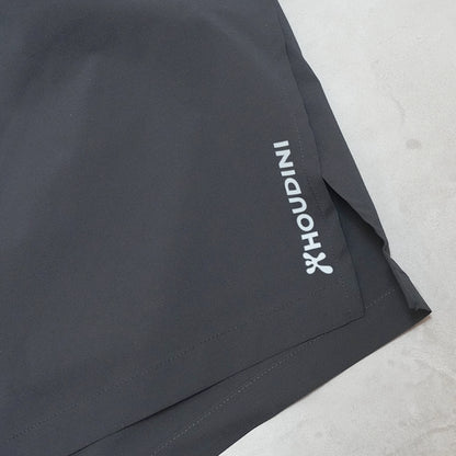【HOUDINI】フーディニ men's Pace Split Shorts "True Black"