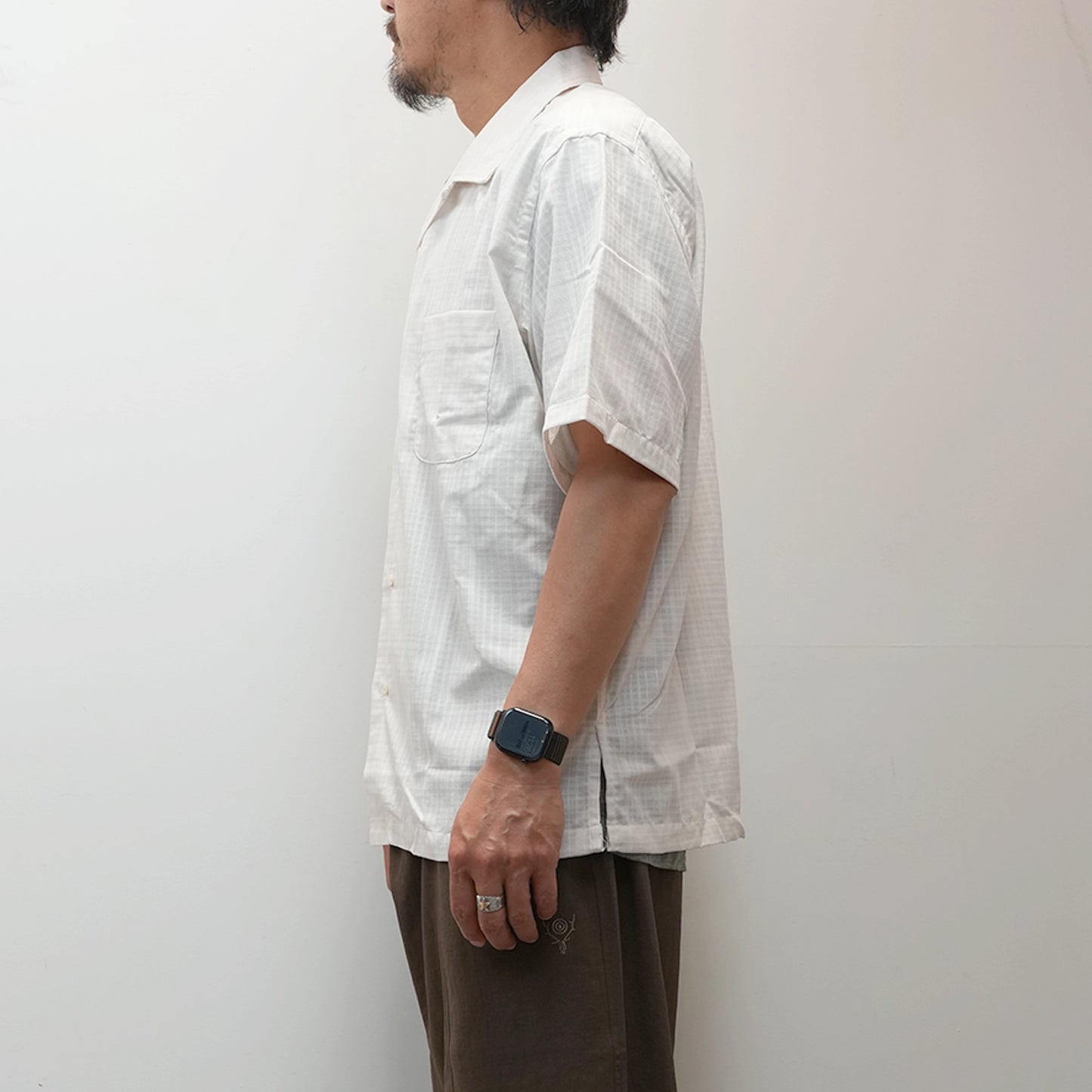 【nanamica】ナナミカ men's Open Collar Panama S/S Shirt "2Color"