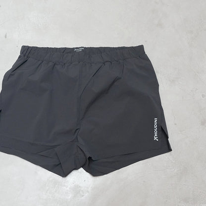 【HOUDINI】フーディニ men's Pace Split Shorts "True Black"