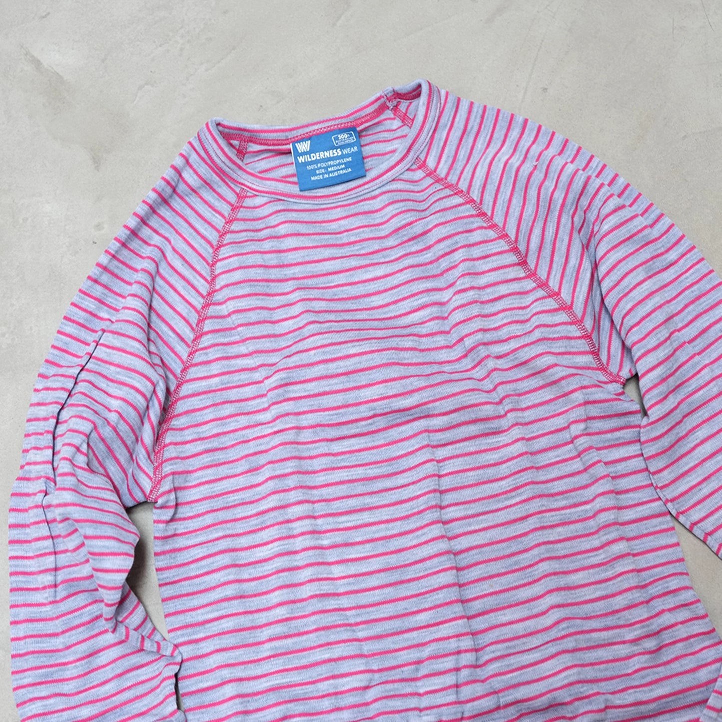 【WILDERNESS WEAR】ウィルダネスウェア PolyPRO+ 190 Long Sleeve Crew Stripe "4Color"