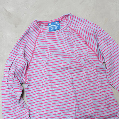 【WILDERNESS WEAR】ウィルダネスウェア PolyPRO+ 190 Long Sleeve Crew Stripe "4Color"