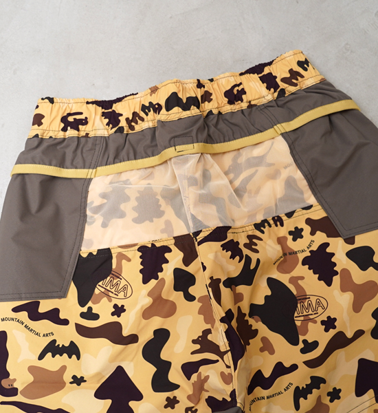 【Mountain Martial Arts】マウンテンマーシャルアーツ  unisex MMA_Jerry Ukai PONCHOMAN CAMO Hike&Run Shorts “2Color” ※ネコポス可