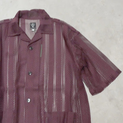 【South2 West8】サウスツーウエストエイト men's Cabana Shirt - Poly Lace Jq. "2Color"