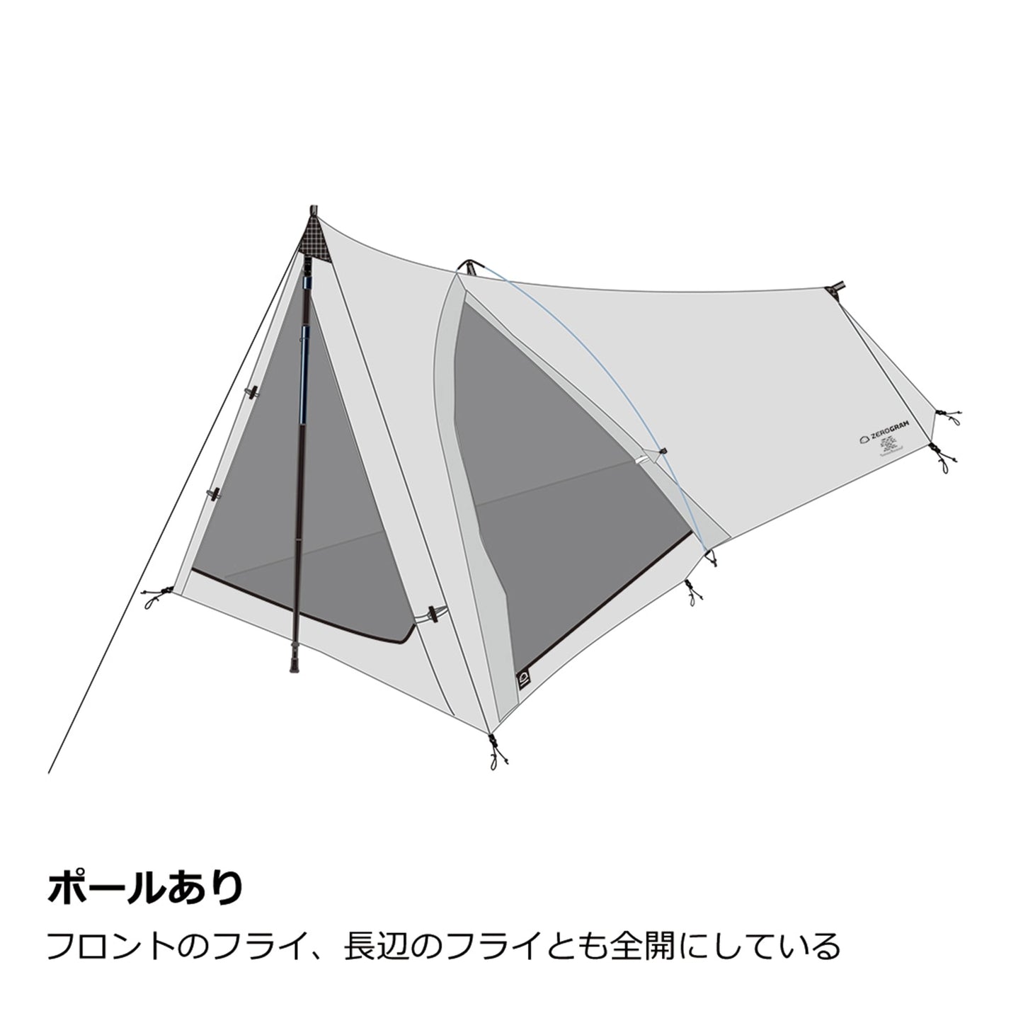 【ZEROGRAM】ゼログラム ZERO1 Pro "Stone Gray"