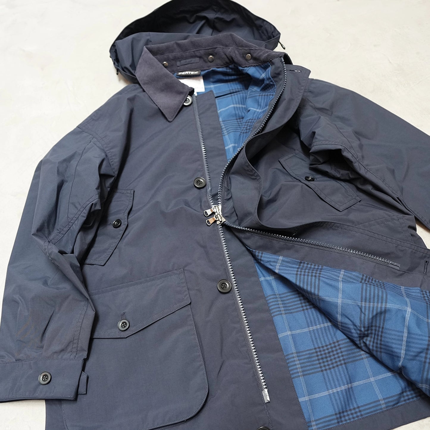 【nanamica】ナナミカ women's 2L PERTEX UNLIMITED Field Jacket "Dark Navy"