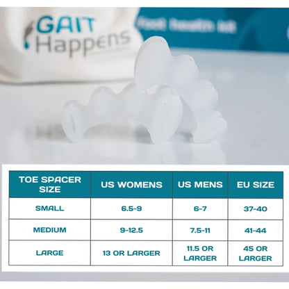 【Gait Happens】ゲイトハップンズ Toe Spacers ※ネコポス可