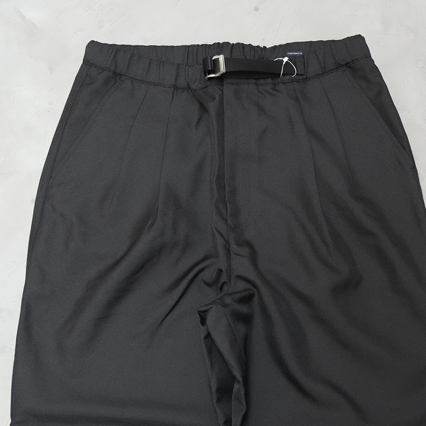 【nanamica】ナナミカ men's Polyester Twill Club Pants "Black"
