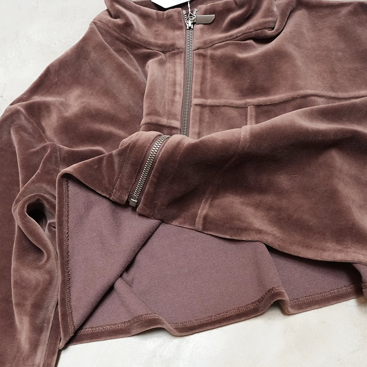 【THE NORTH FACE Purple Label】ノースフェイスパープルレーベル  women's Field Velour Cropped Jacket "Brown"