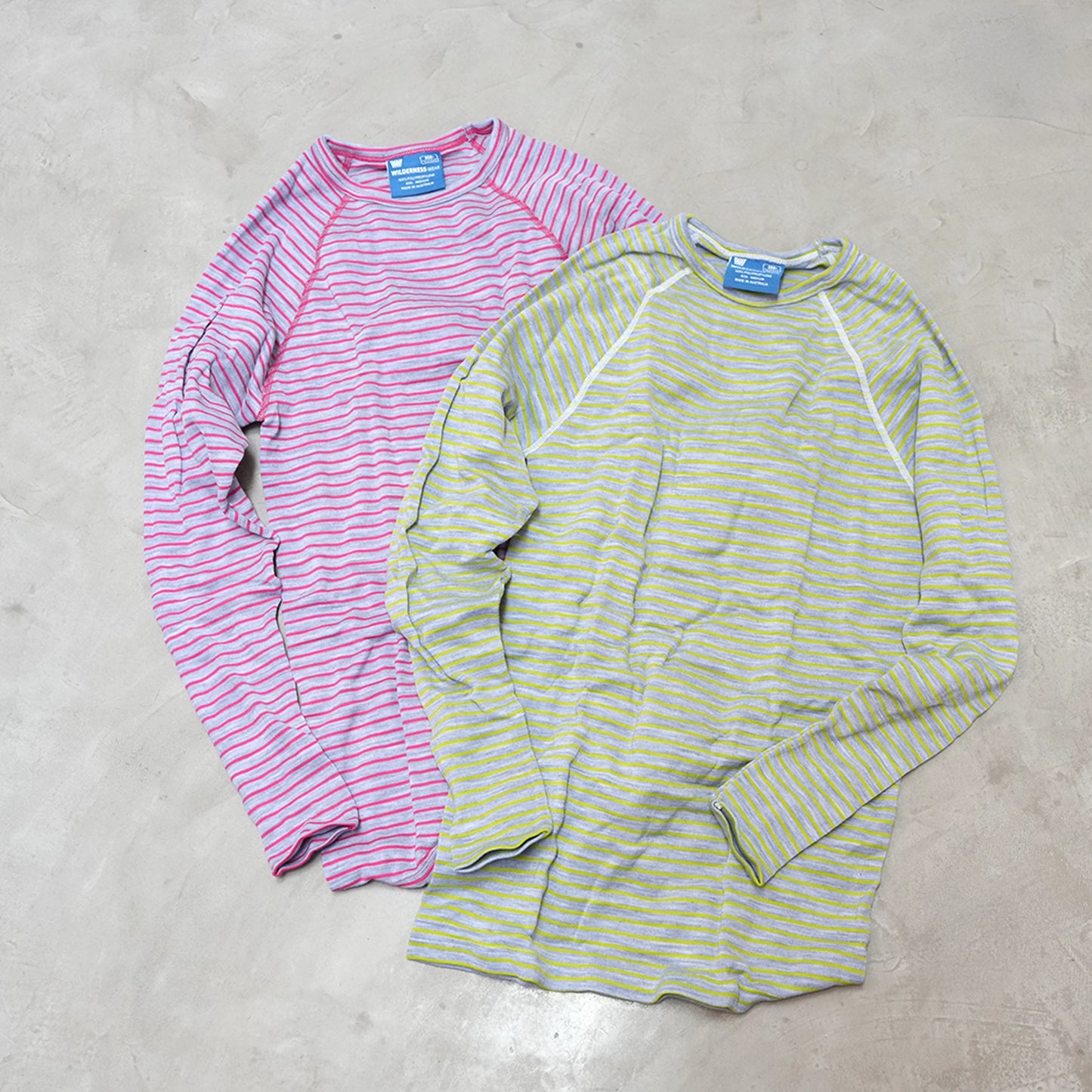 【WILDERNESS WEAR】ウィルダネスウェア PolyPRO+ 190 Long Sleeve Crew Stripe "4Color"
