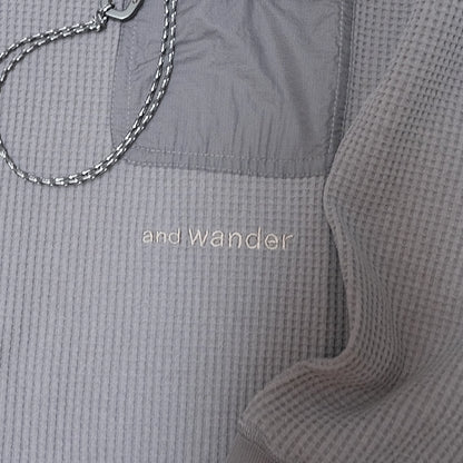 【and wander】アンドワンダー women's PE waffle dress "2Color"