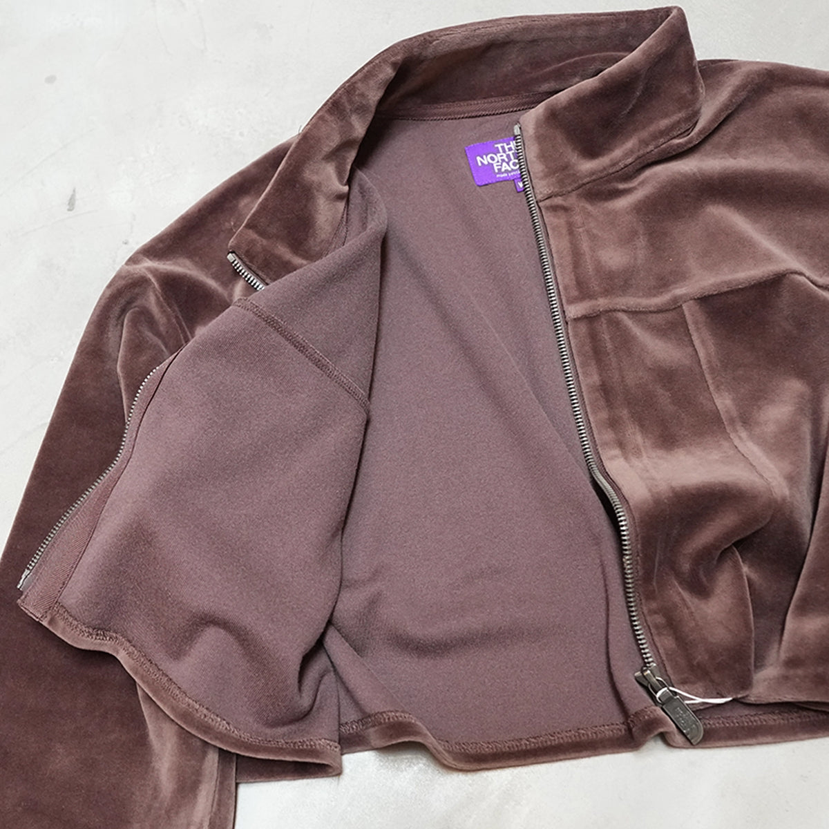 【THE NORTH FACE Purple Label】ノースフェイスパープルレーベル  women's Field Velour Cropped Jacket "Brown"