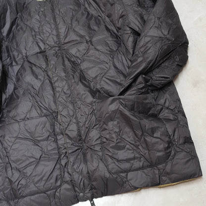 【TAION】タイオン unisex Japan Special Reversible MA-1 Down Jacket "Crzy Olive×Black"