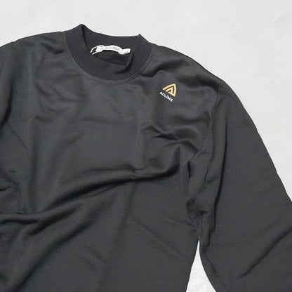 【ACLIMA】アクリマ unisex Hotwool Crew Neck "Jet Black"