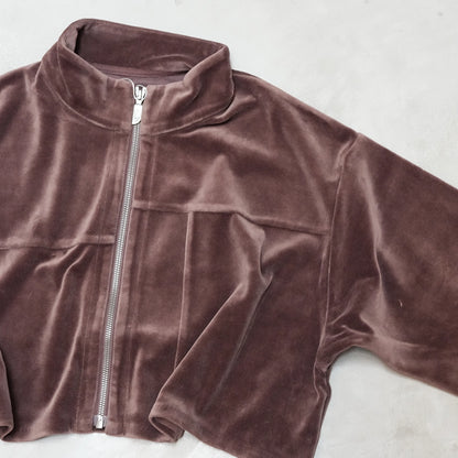 【THE NORTH FACE Purple Label】ノースフェイスパープルレーベル  women's Field Velour Cropped Jacket "Brown"